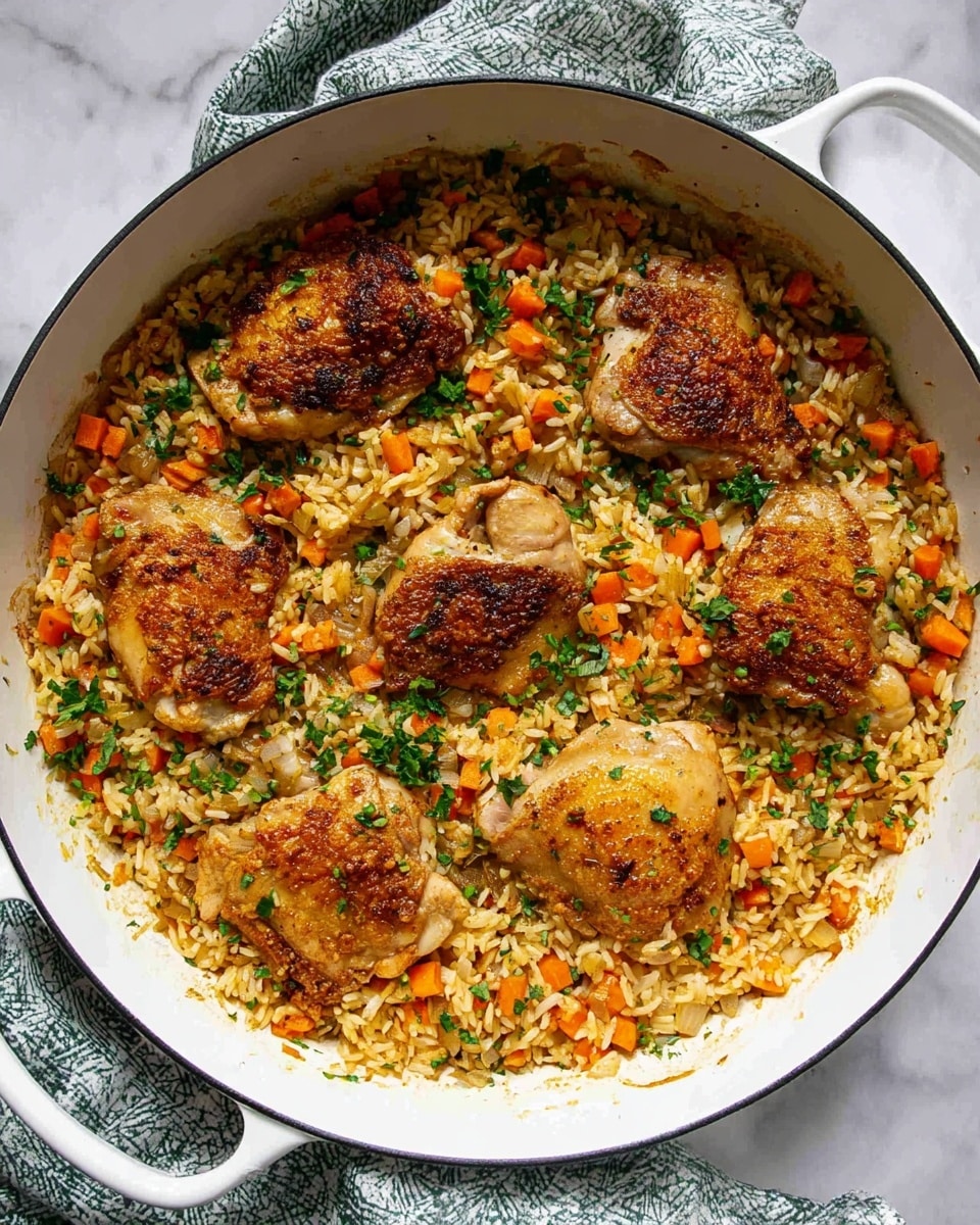 One-Pan Chicken and Rice Meal Recipe