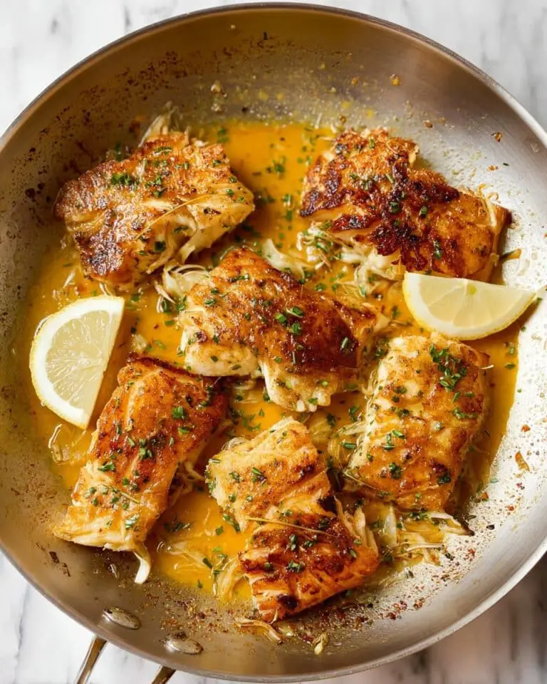 Pan Fried Cod with Lemon and Herbs Recipe