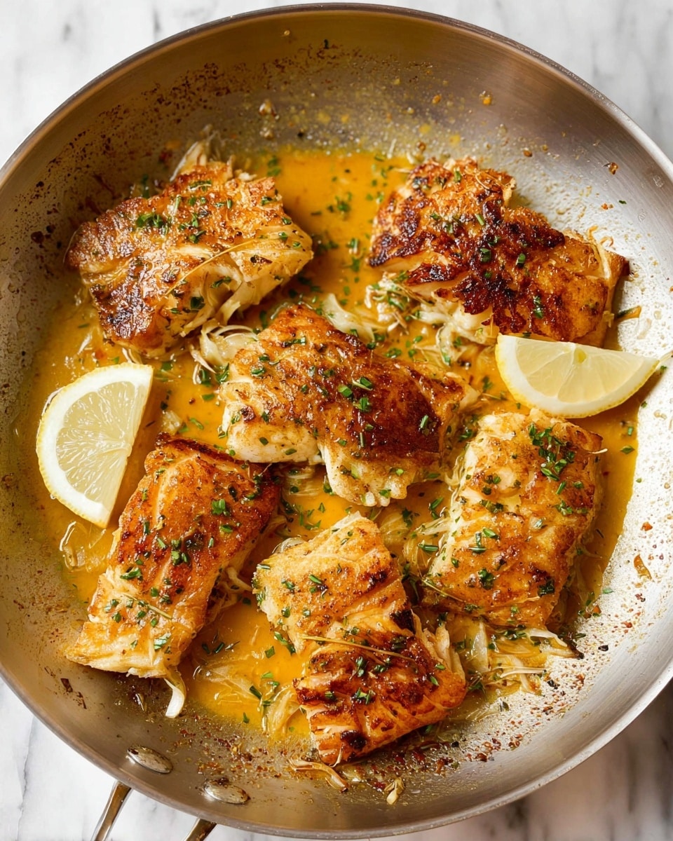 Pan Fried Cod with Lemon and Herbs Recipe