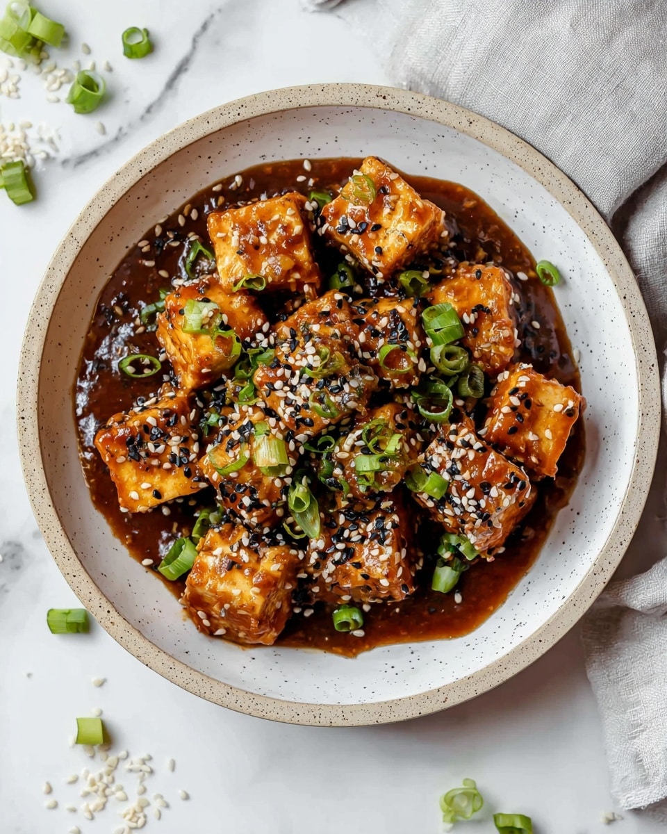Sticky Sesame Tofu Recipe