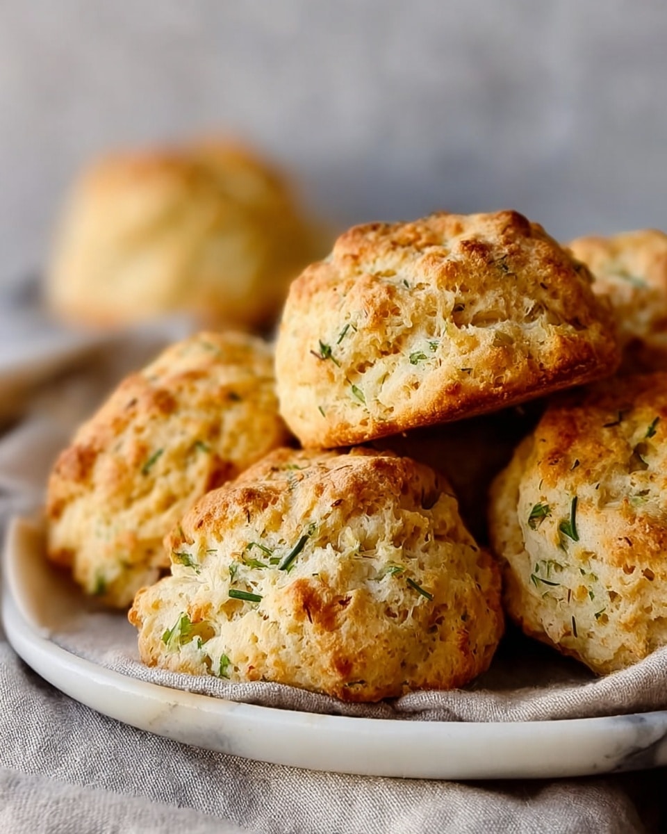 Zucchini Parmesan Herb Biscuits Recipe