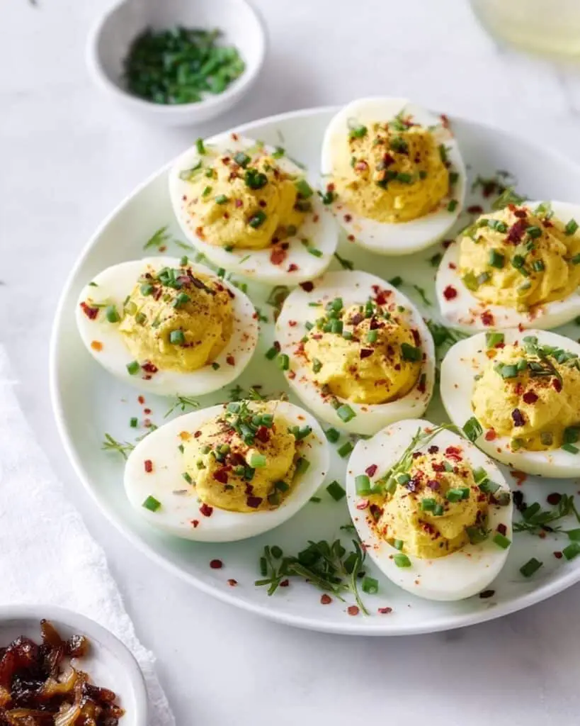 French Onion Deviled Eggs Recipe
