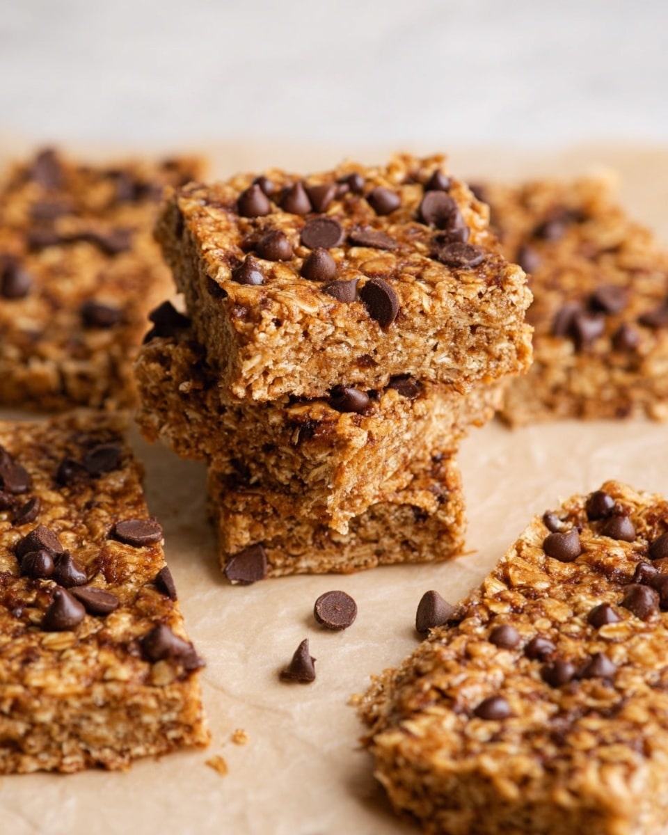 4-Ingredient Banana Oatmeal Bars Recipe