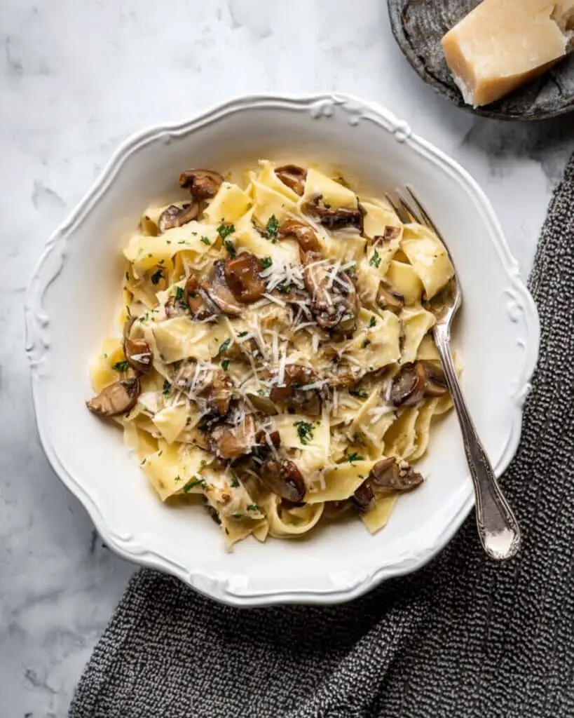 Creamy Oyster Mushroom Pasta Recipe