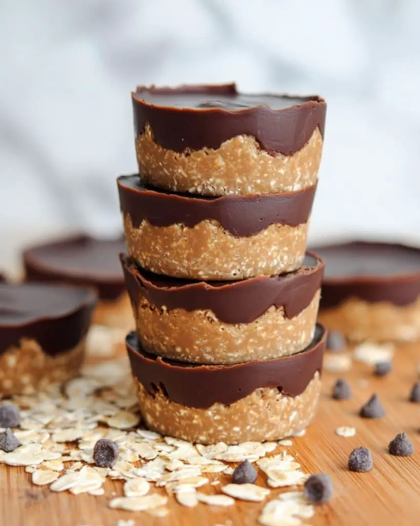 No Bake Peanut Butter Oat Cups Recipe