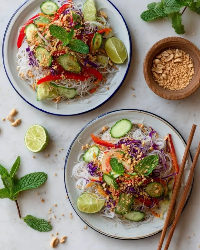Asian Vermicelli Salad with Peanuts Recipe