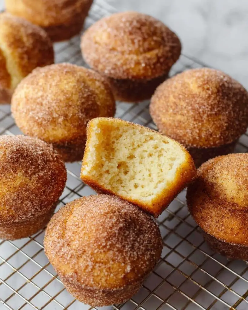 Easy Cinnamon Muffins with Cinnamon Sugar Coating Recipe