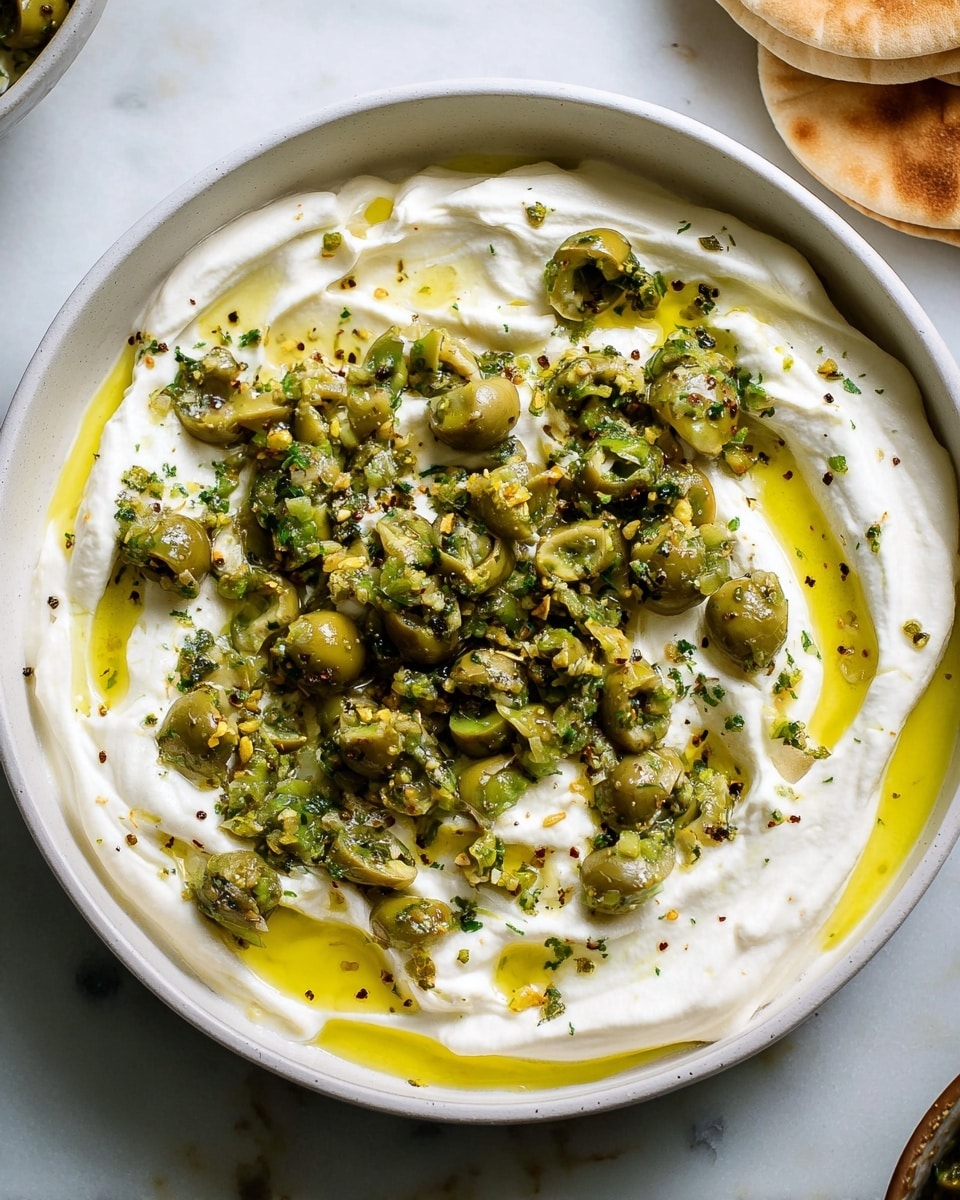 Marinated Olives with Whipped Feta Recipe