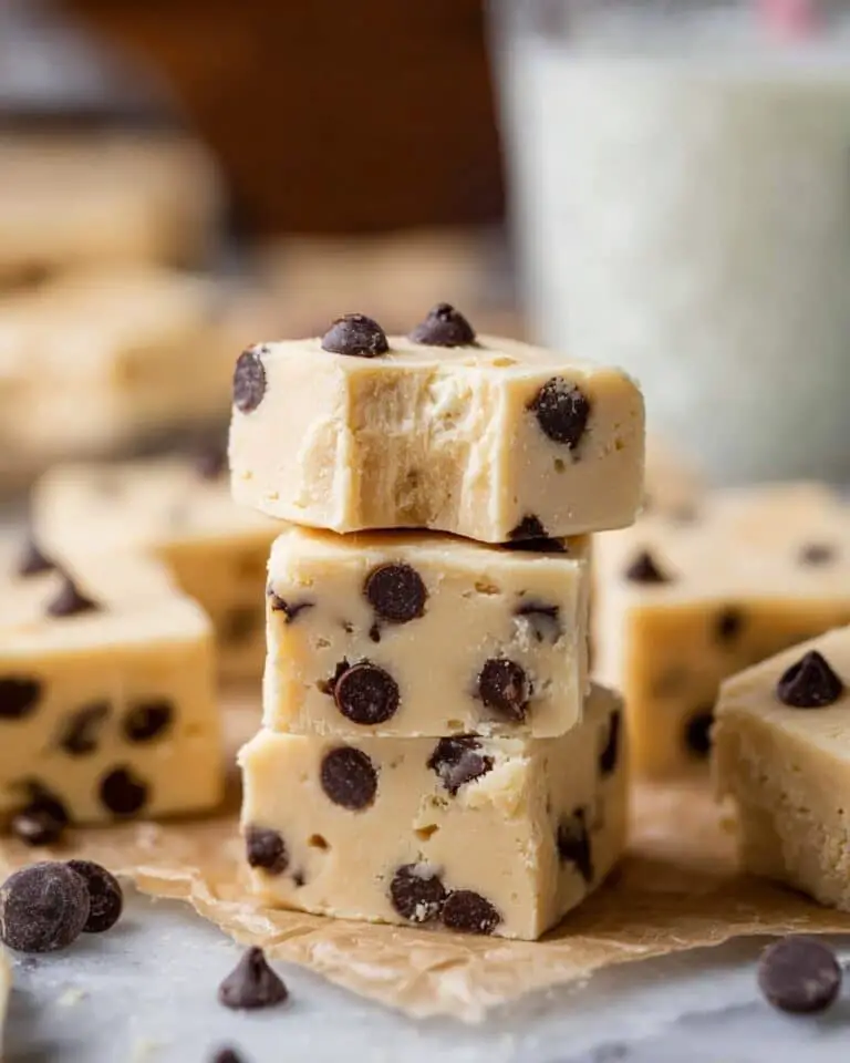 Chocolate Chip Cookie Dough Fudge Recipe