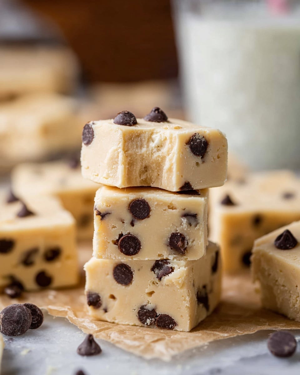 Chocolate Chip Cookie Dough Fudge Recipe