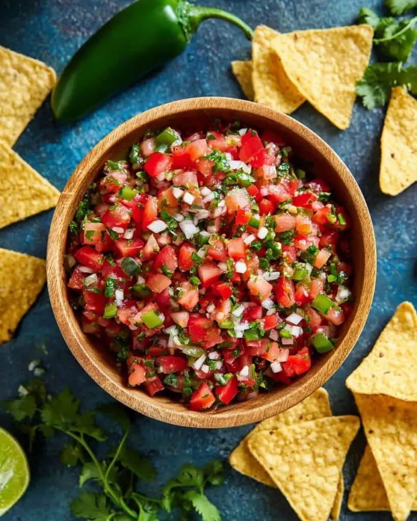 Fresh Pico de Gallo Mexican Salsa Recipe