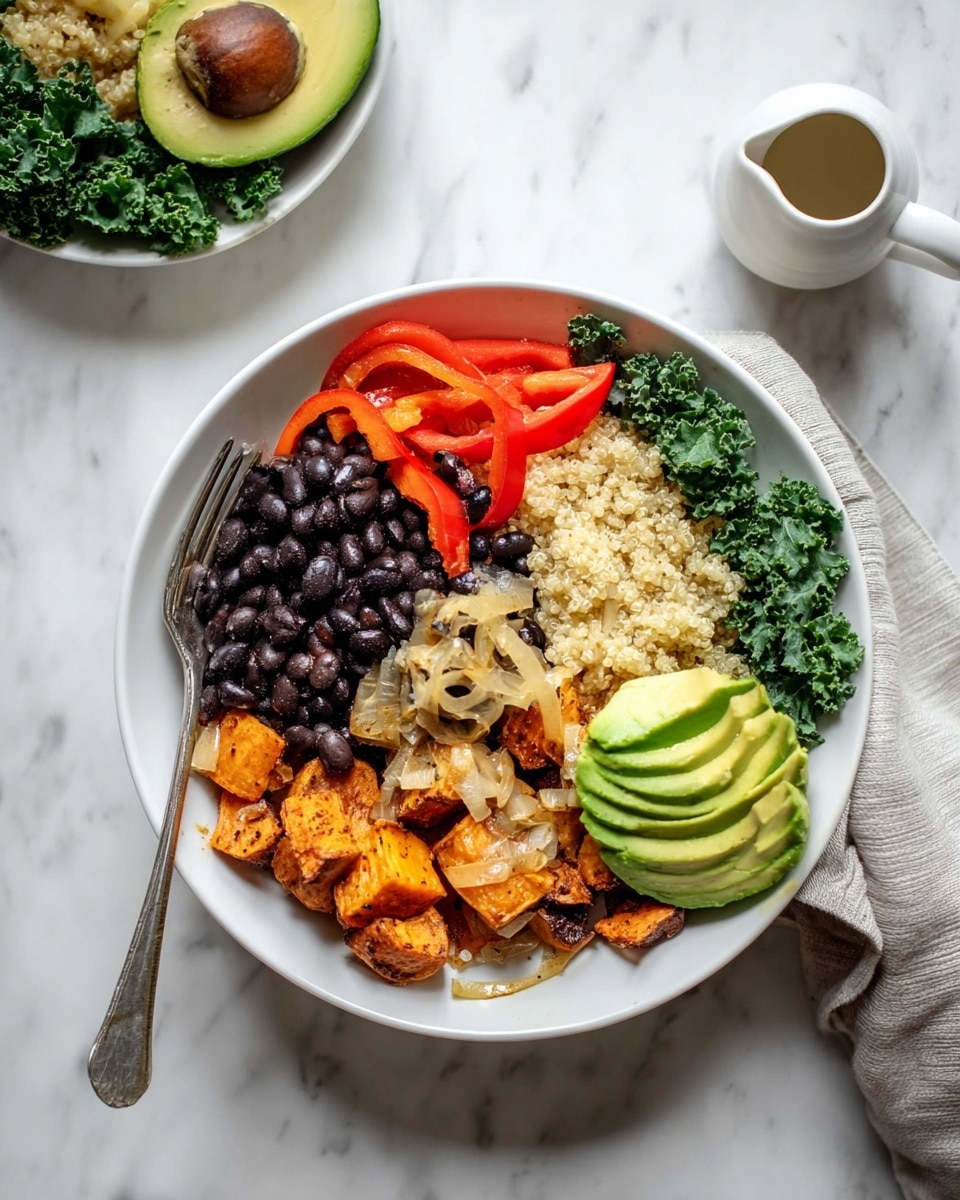 Southwest Quinoa Power Bowl with Honey Lime Dressing Recipe