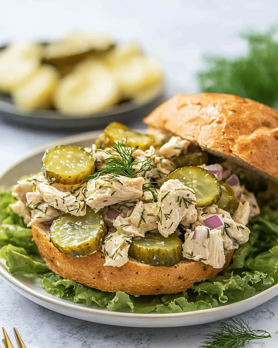 Dill Pickle Chicken Salad