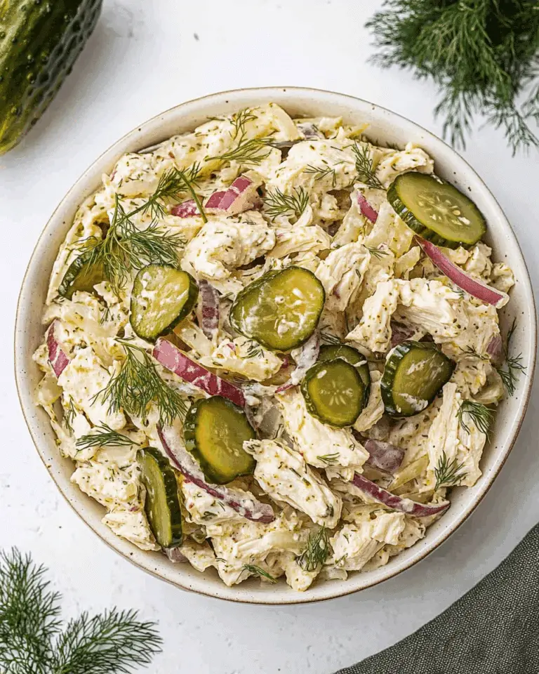 Dill Pickle Chicken Salad