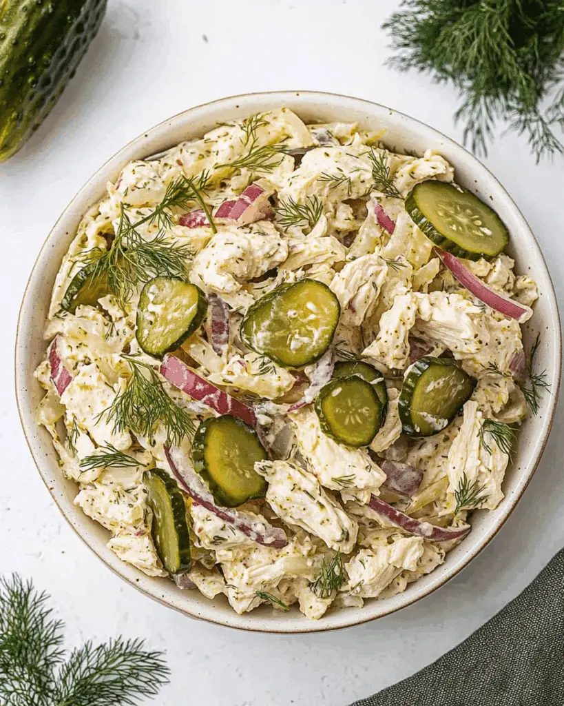 Dill Pickle Chicken Salad