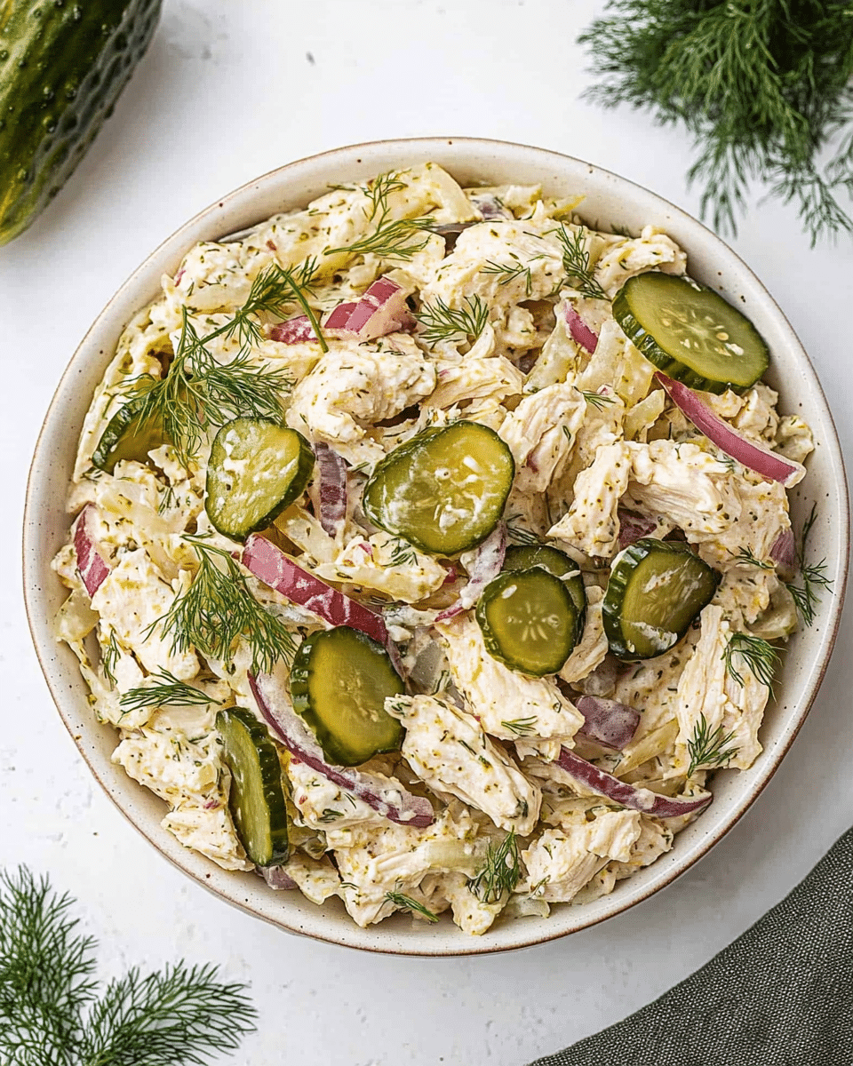 Dill Pickle Chicken Salad
