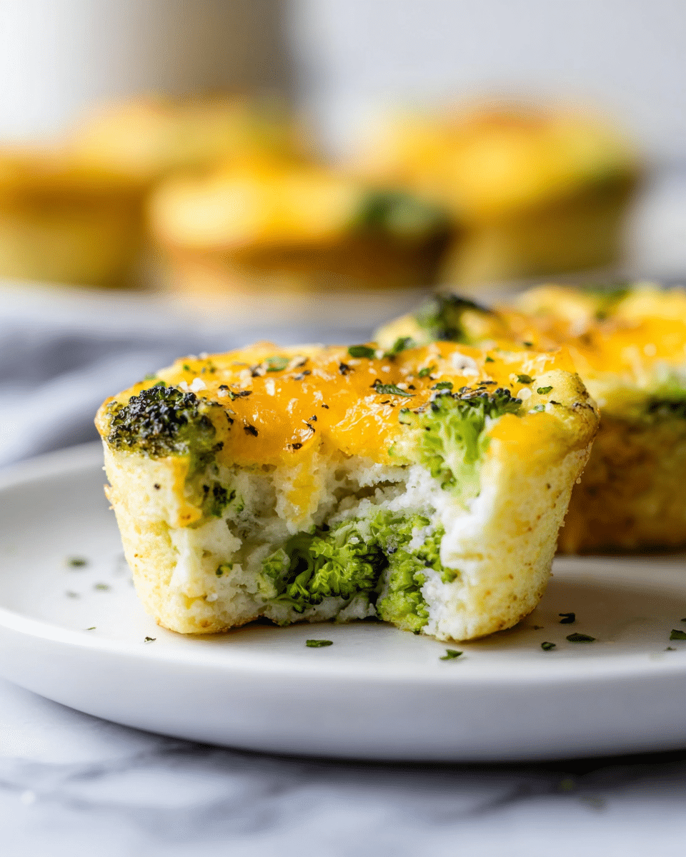 Broccoli and Cheese Egg Muffins Recipe