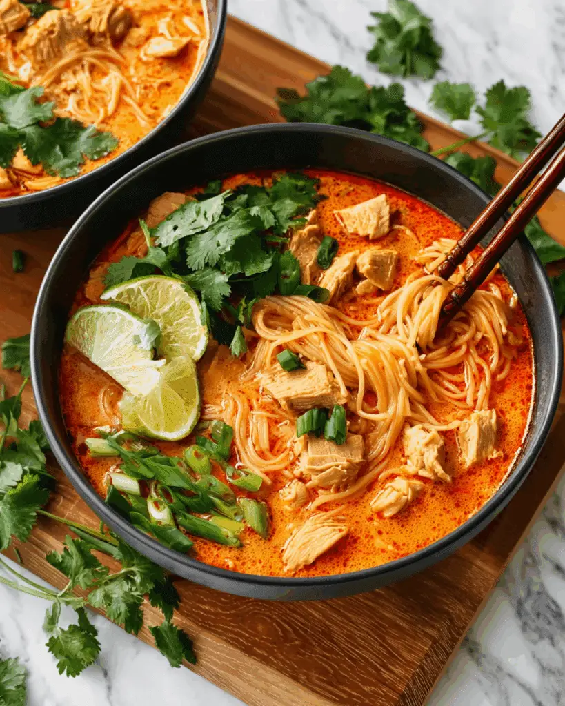 Thai Red Curry Noodle Soup Recipe