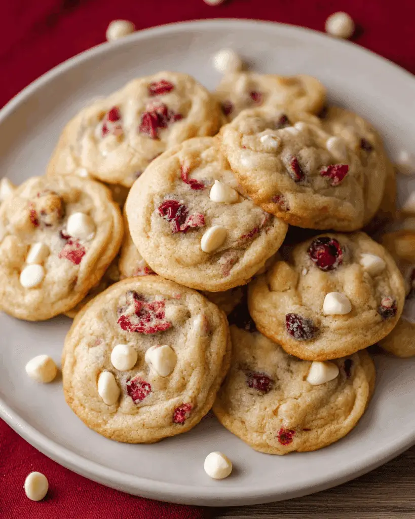 White Chocolate Cranberry Cookies