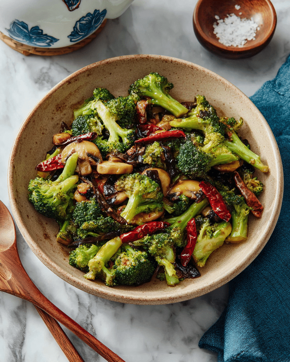 Broccoli and Mushroom Stir Fry Recipe