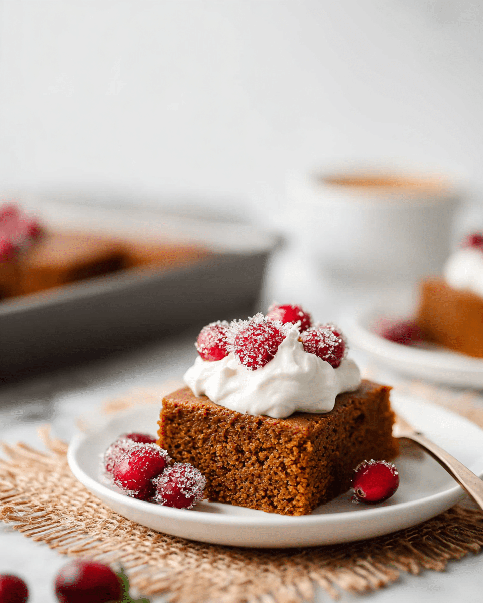 Easy Vegan Gingerbread Cake Recipe