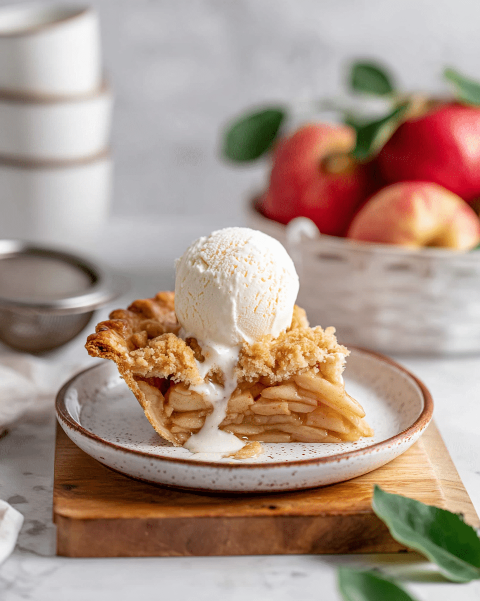 Dutch Apple Crumb Pie with Streusel Topping Recipe