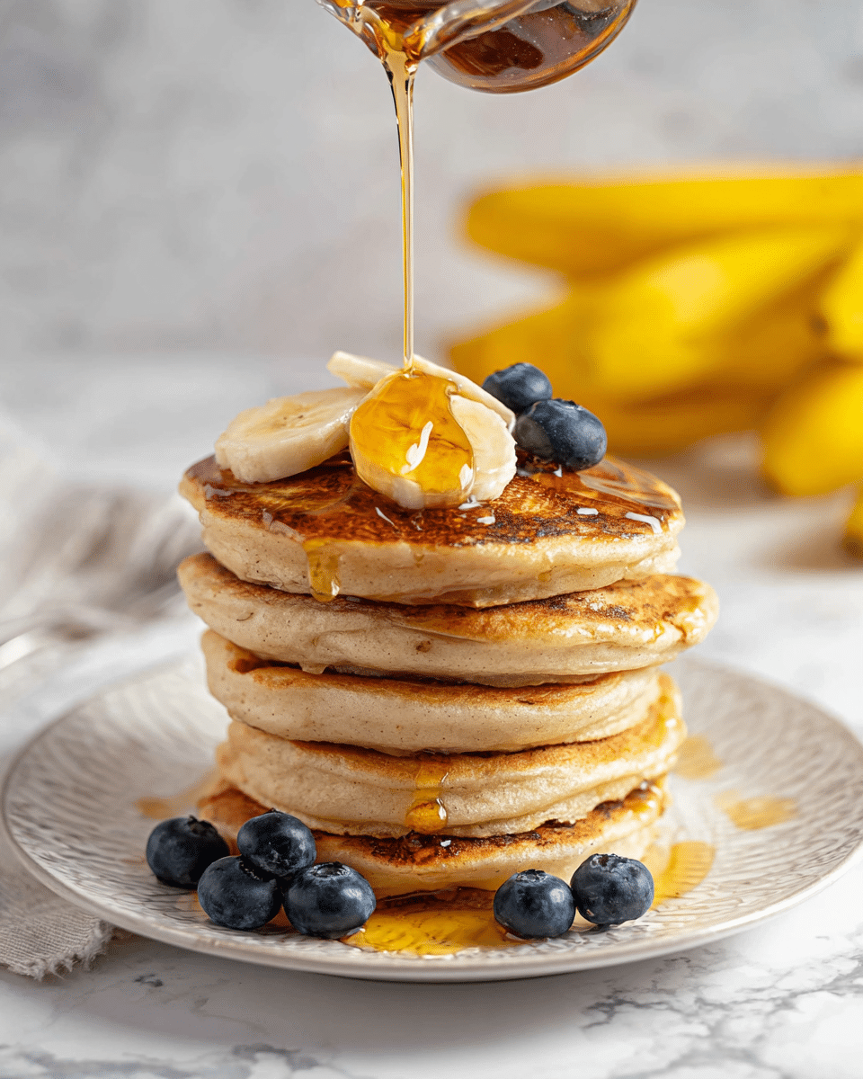 Fluffy Banana Pancakes Recipe