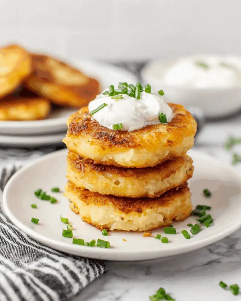 Crispy Cheesy Potato Pancakes