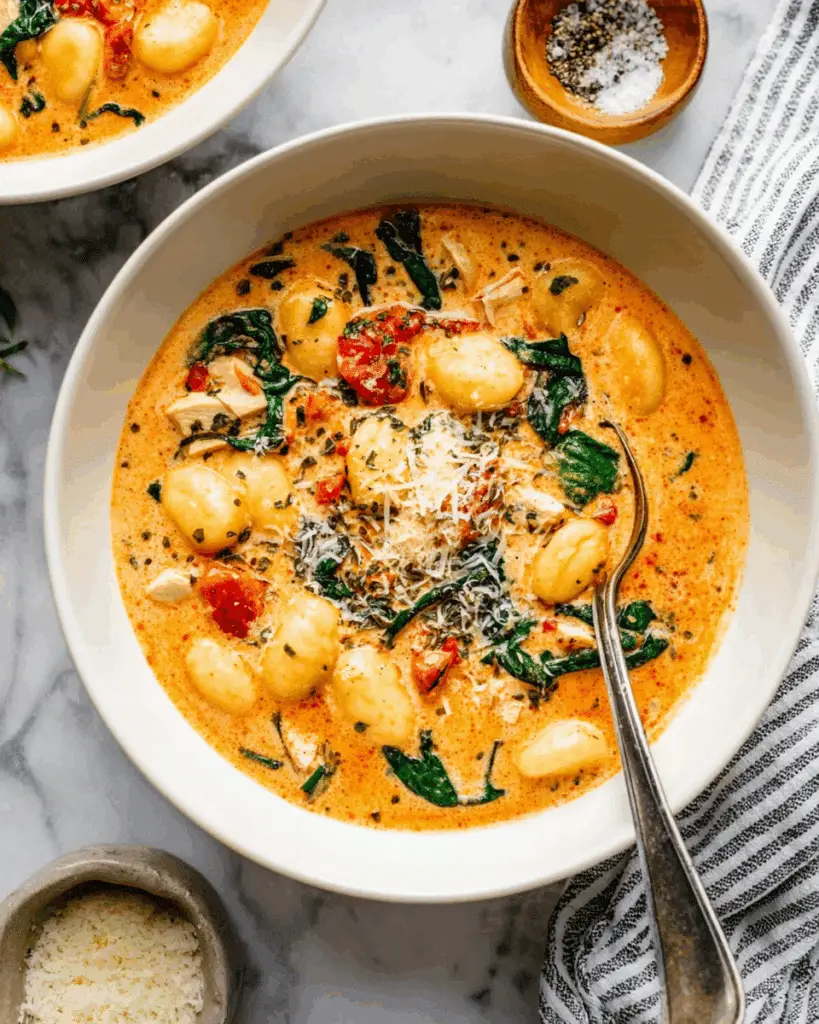 Marry Me Chicken Soup with Gnocchi Recipe