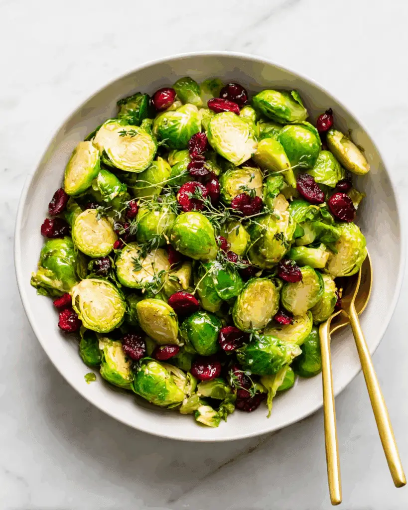 Brussels Sprout Salad with Creamy Mustard Dressing Recipe