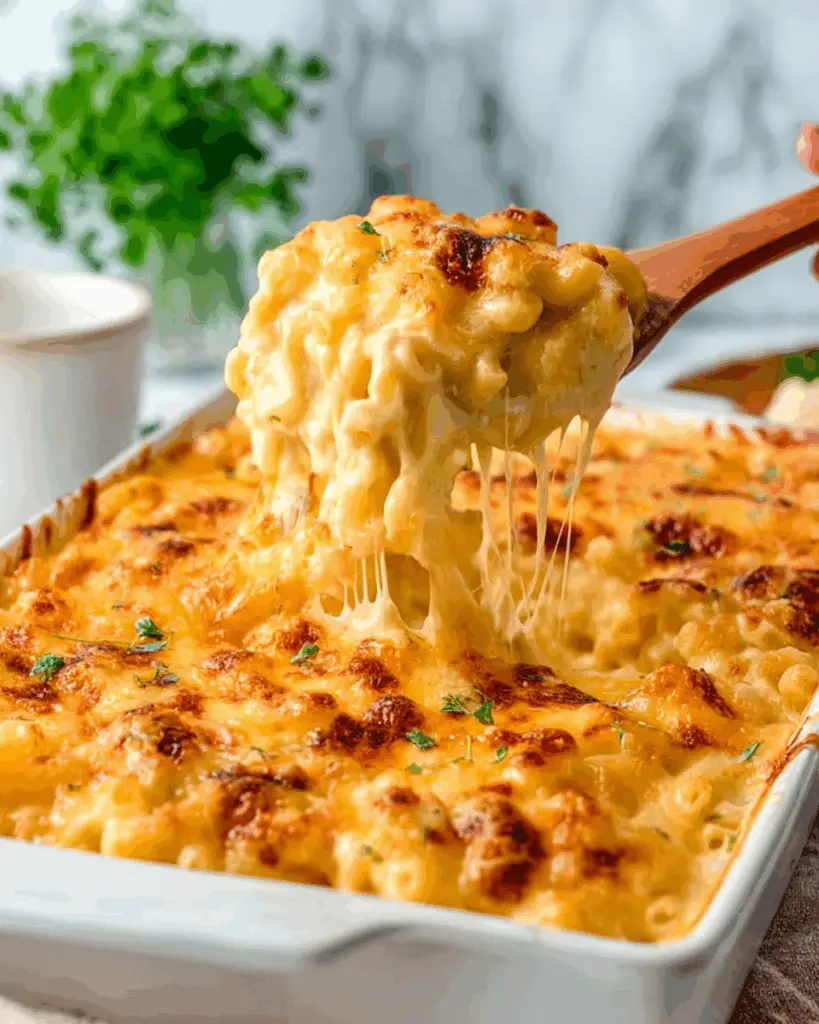 Tini’s Decadent Three-Cheese Baked Mac and Cheese Recipe
