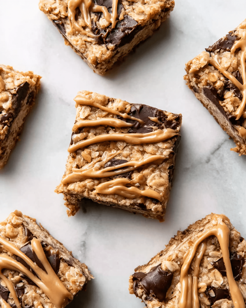Peanut Butter Banana Chocolate Chip Oatmeal Bars Recipe