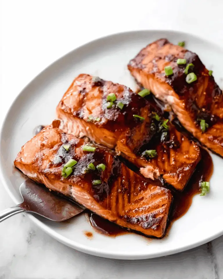 Honey Garlic Soy Glazed Salmon Recipe