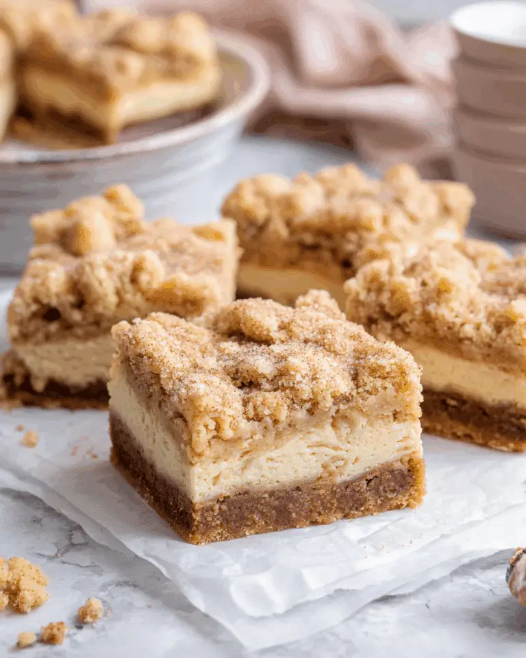 Snickerdoodle Cheesecake Bars