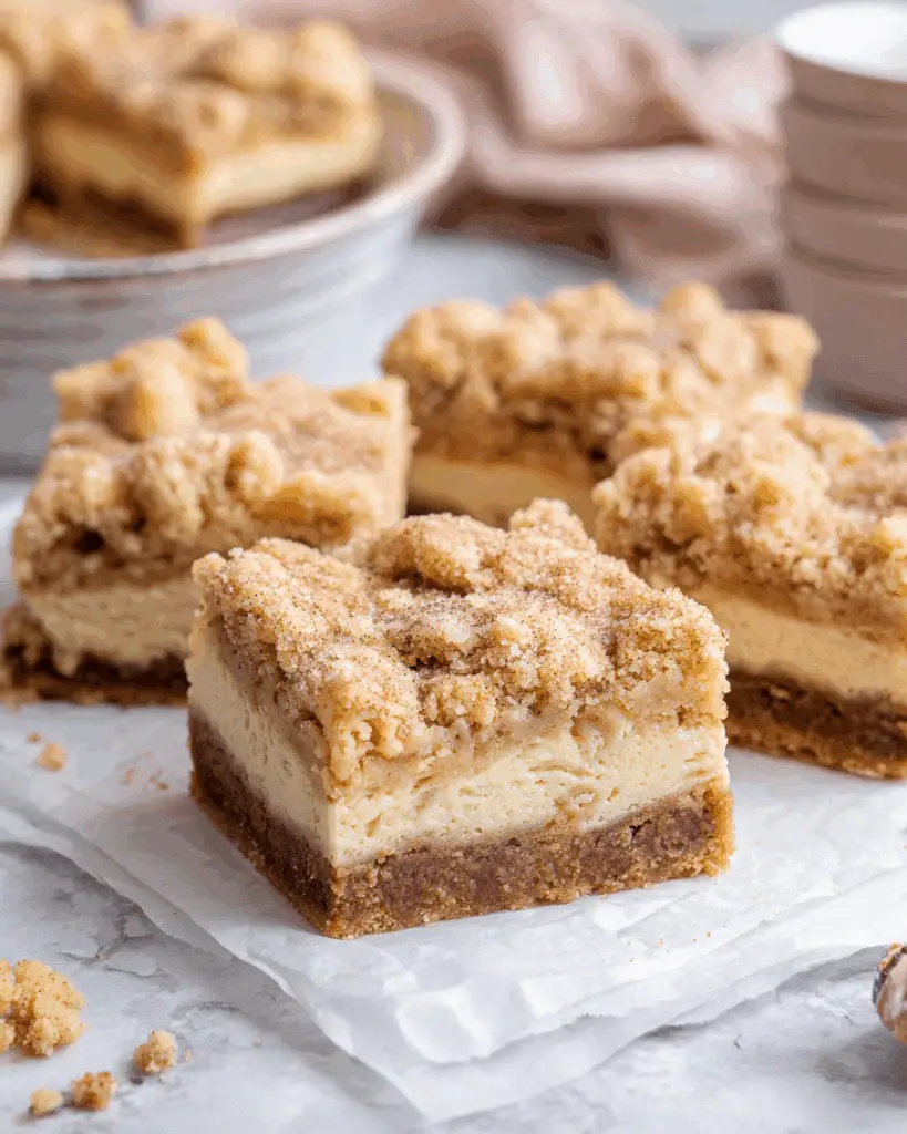 Snickerdoodle Cheesecake Bars