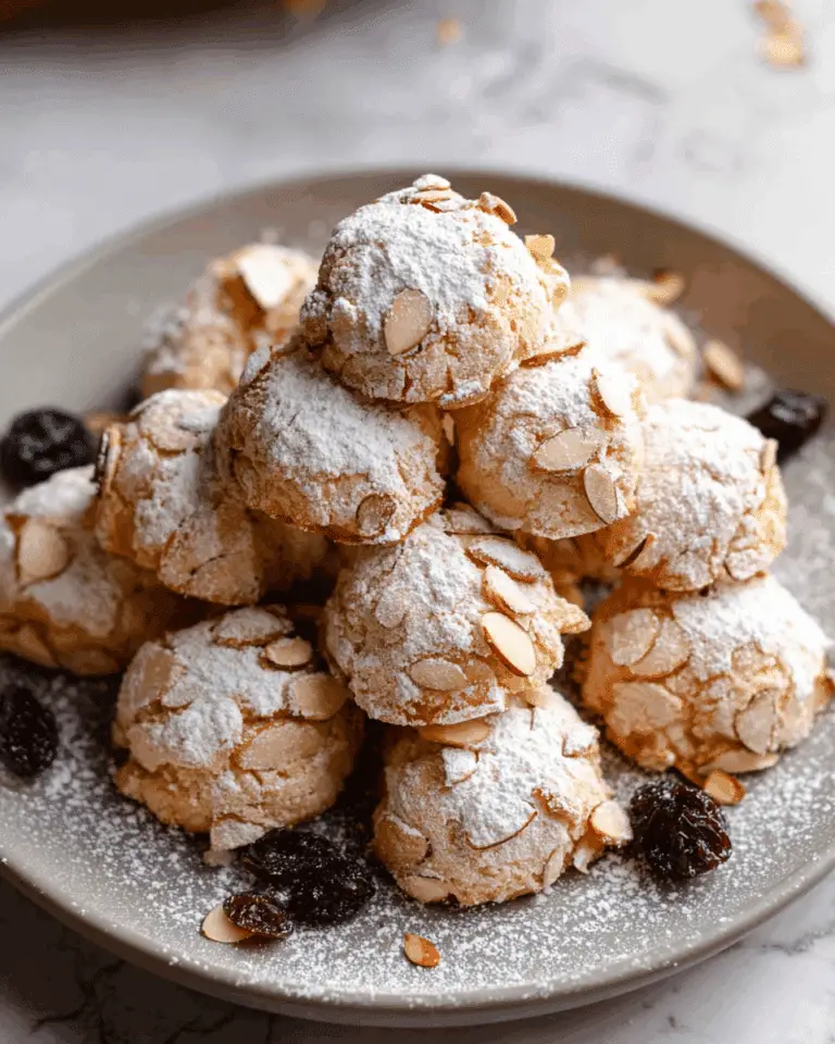 Italian Almond Cookies (Ricciarelli) Recipe