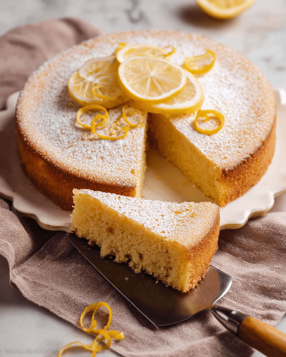 Lemon Olive Oil Cake with Whipped Lemon Frosting Recipe