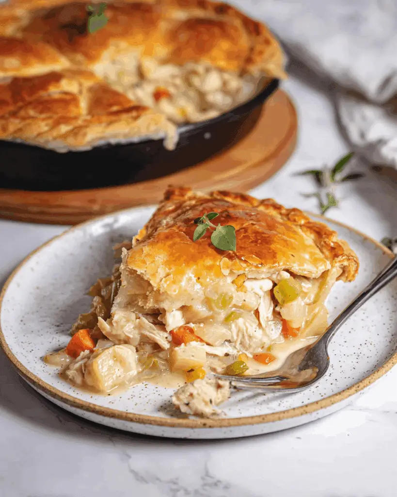 Cast Iron Skillet Chicken Pot Pie Recipe