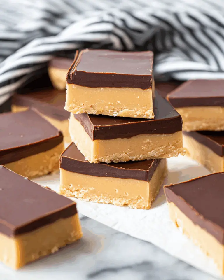 No-Bake Chocolate Peanut Butter Bars Recipe