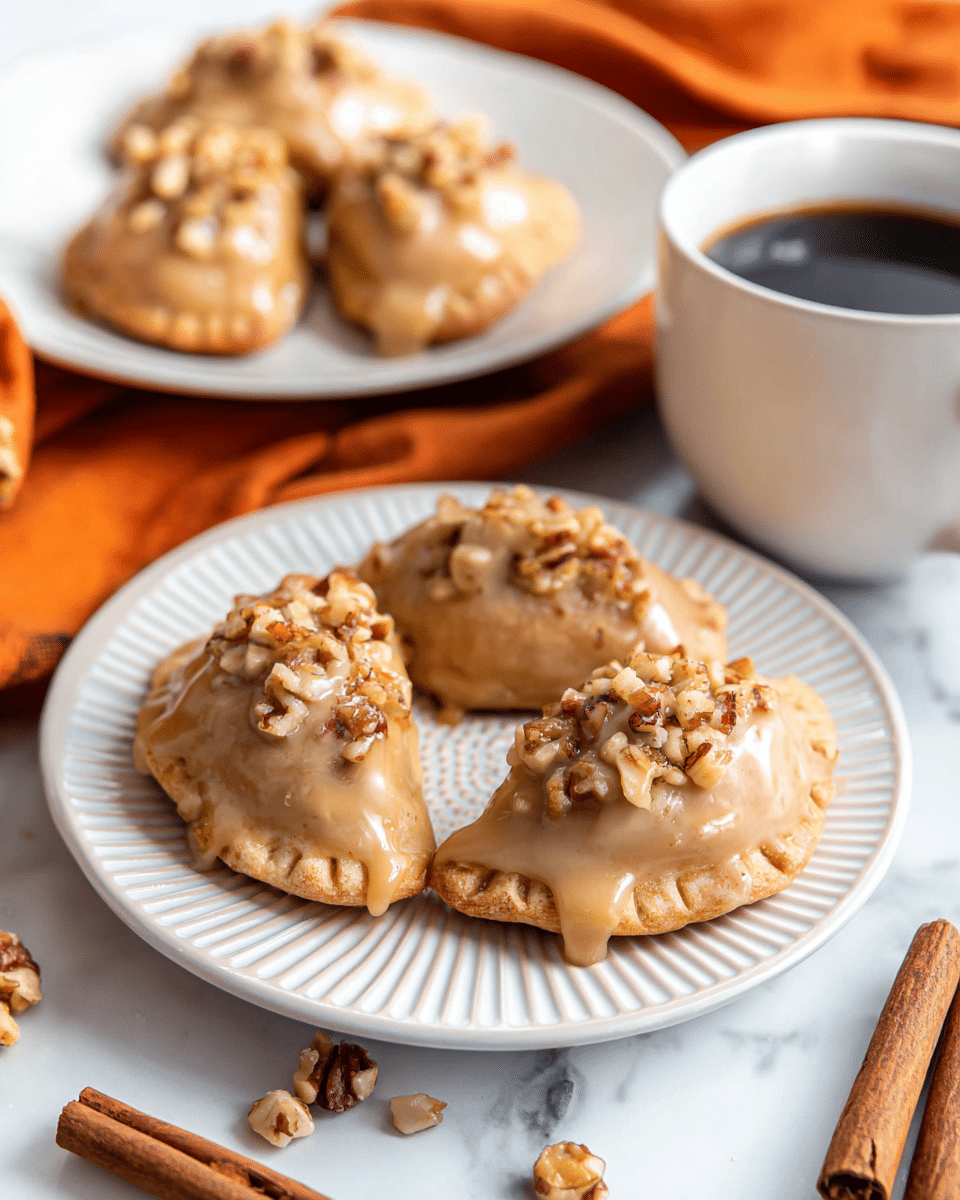 Pumpkin Hand Pies with Maple Walnut Glaze Recipe