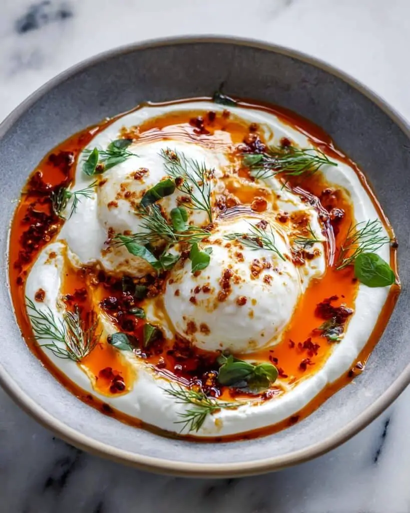 Turkish Eggs (Cilbir) Recipe