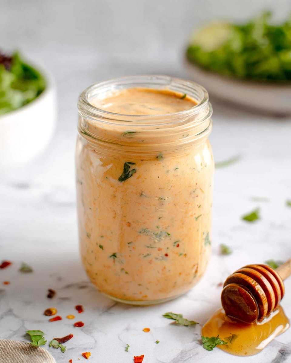 Easy Hot Honey Ranch Dressing Recipe