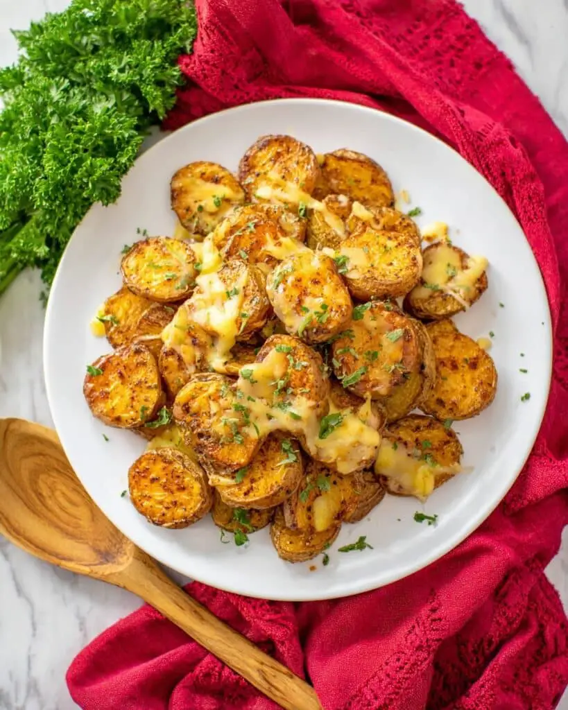 Garlic Parm Chicken & Potatoes Recipe