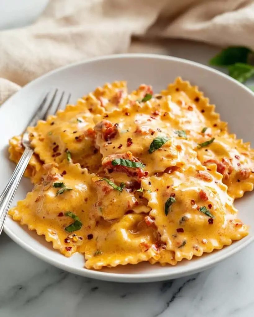 Creamy Tomato Parmesan Ravioli Sauce Recipe