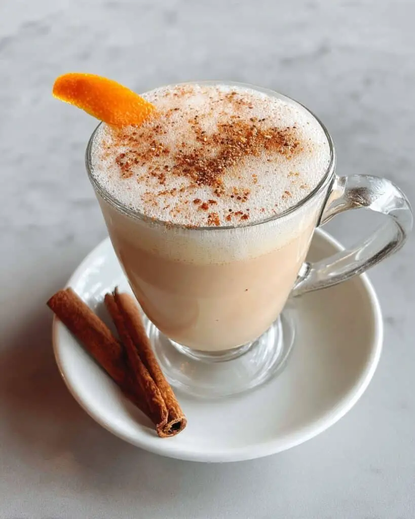 Orange Cinnamon Milk Tea Recipe