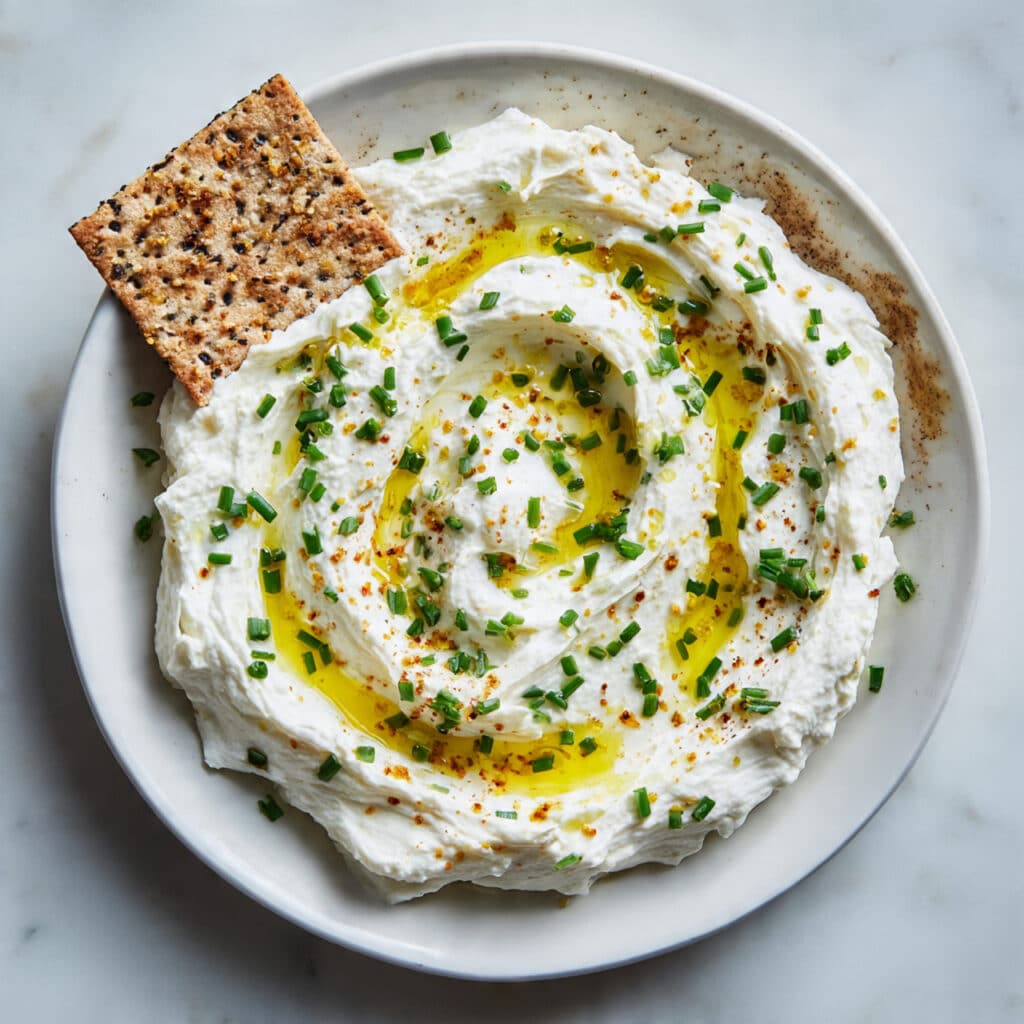 Whipped Feta Garlic Dip Recipe