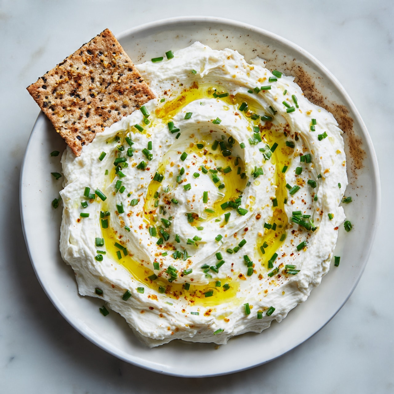 Whipped Feta Garlic Dip Recipe