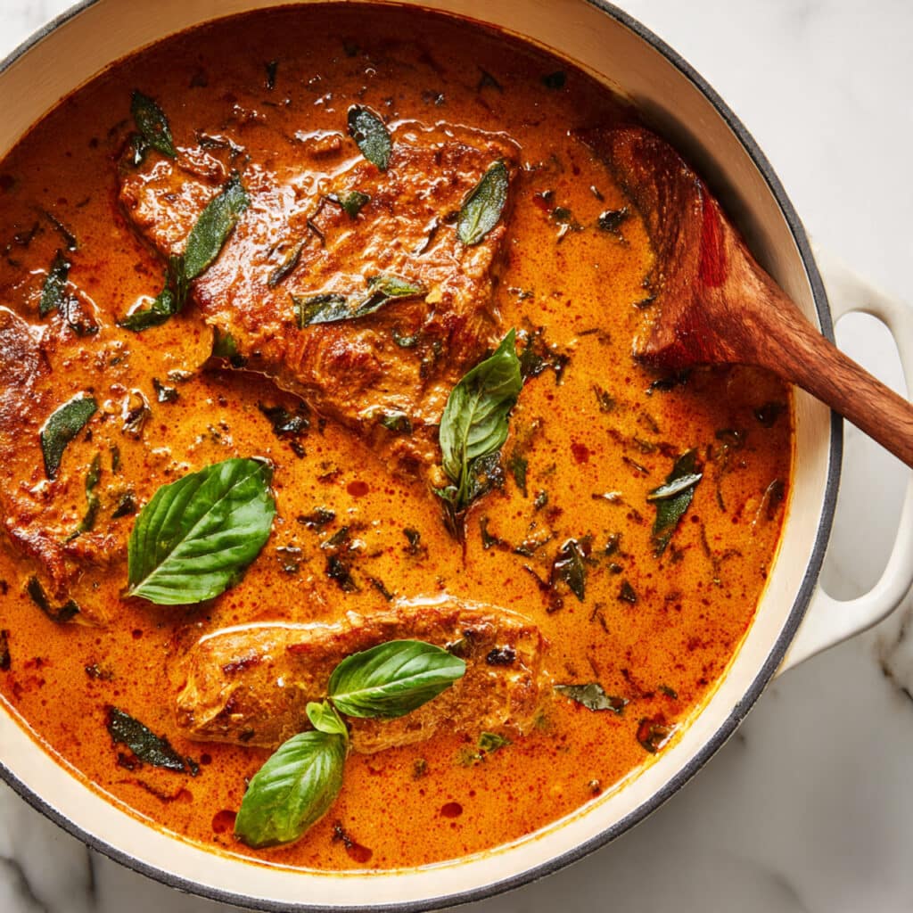 Thai Peanut Chicken with Spicy Lime Mango Recipe