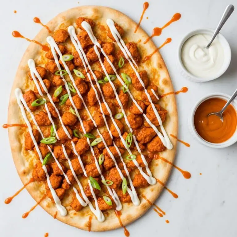 Buffalo Chicken Flatbread Recipe