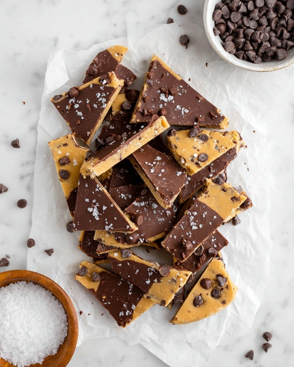 Healthy Cookie Dough Bark Recipe